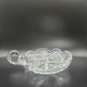 Brilliant Period Cut Glass Divided Nappy
